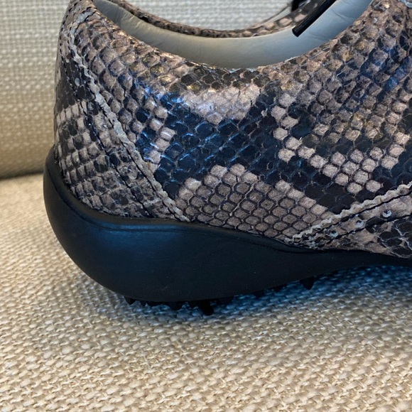 FOOTJOY LOPRO GOLF SHOES WOMENS SIZE 7 SNAKE PRINT MEDIUM #97022 - Picture 3 of 13